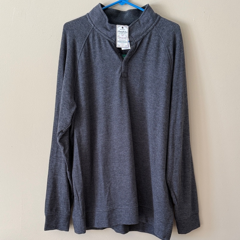 Men's Gray Pullover Shirt